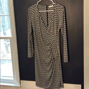 Faux wrap dress